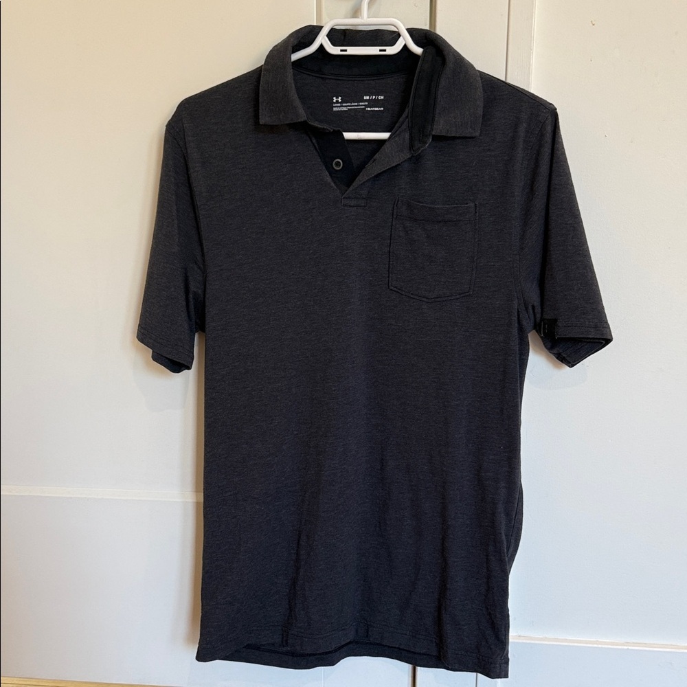 Under Armour Grey/Navy Polo Shirt